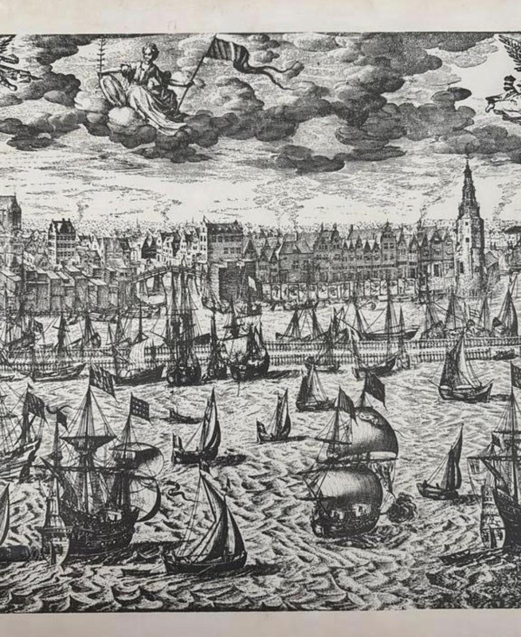 Groot Amsterdams stadsgezicht vanaf het IJ