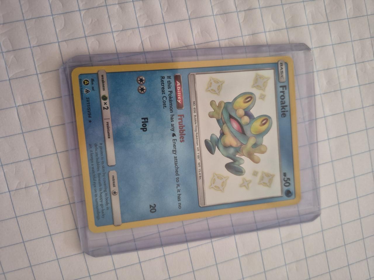 Pokemonkaarten splinternieuwe