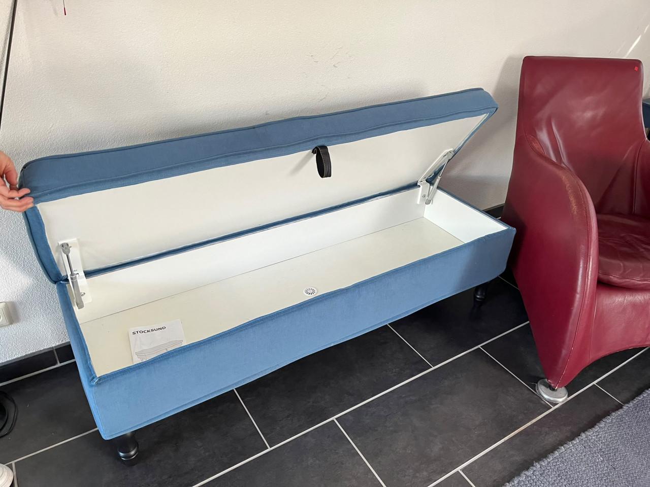 Langwerpige lage bank poef Ikea