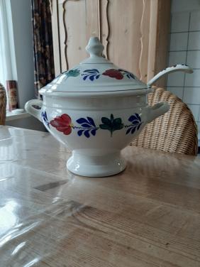 BOERENBONT BOCH - SOEPTERRINE MET SOEPLEPEL - NIEUW