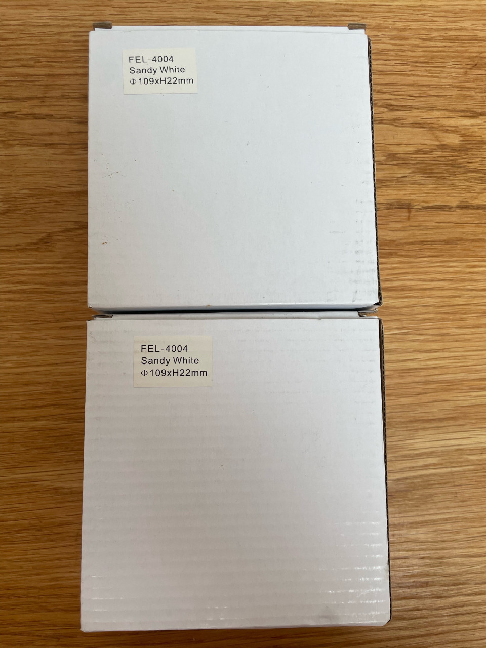 2 witte spotjes, nieuw