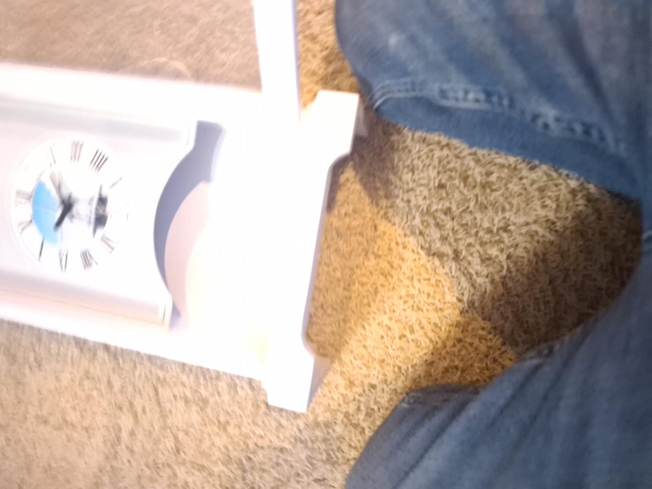 Staande klok met deur ongeveer 40 cm