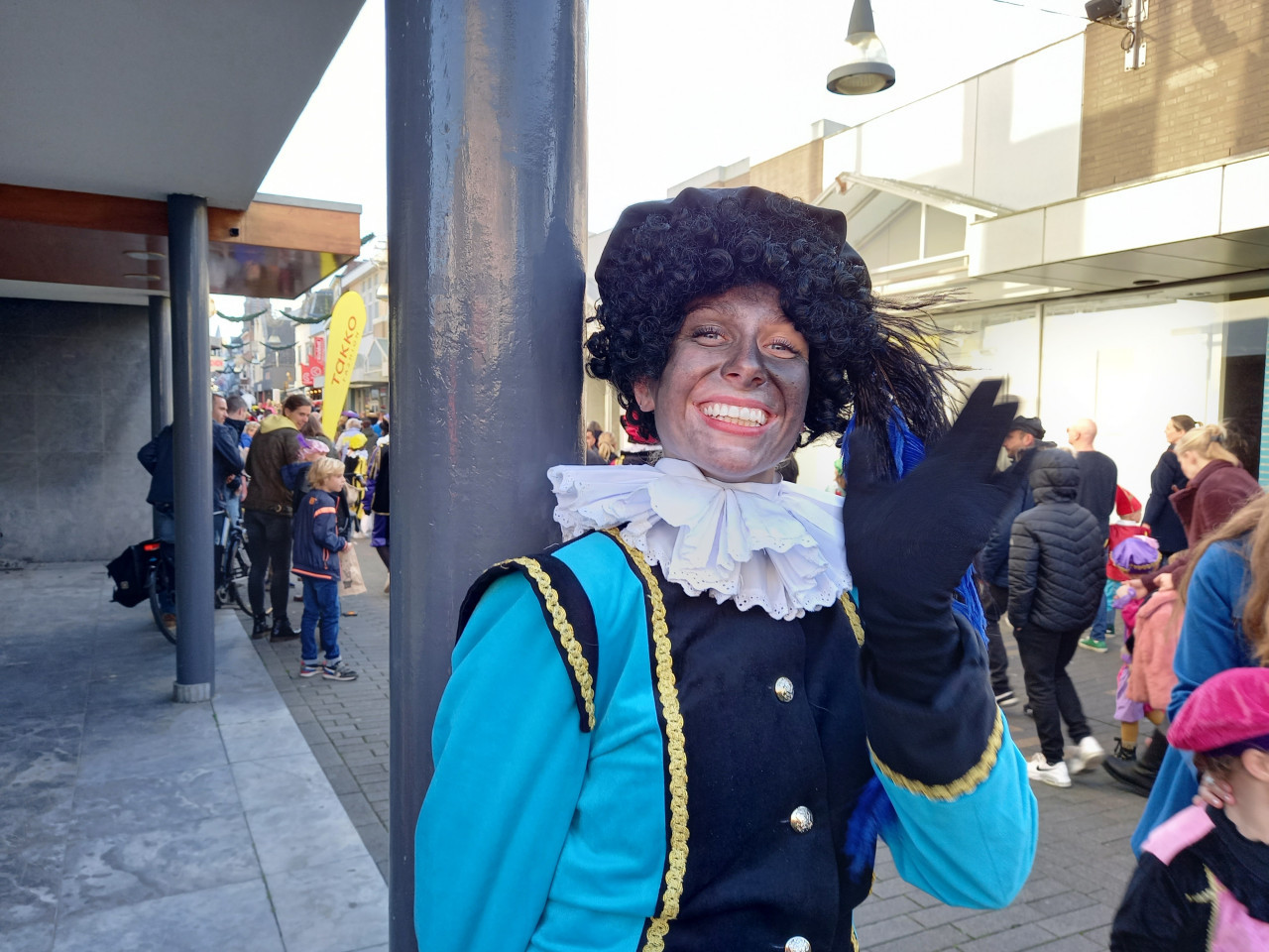 Een bezoek van Sinterklaas en zijn Pieten