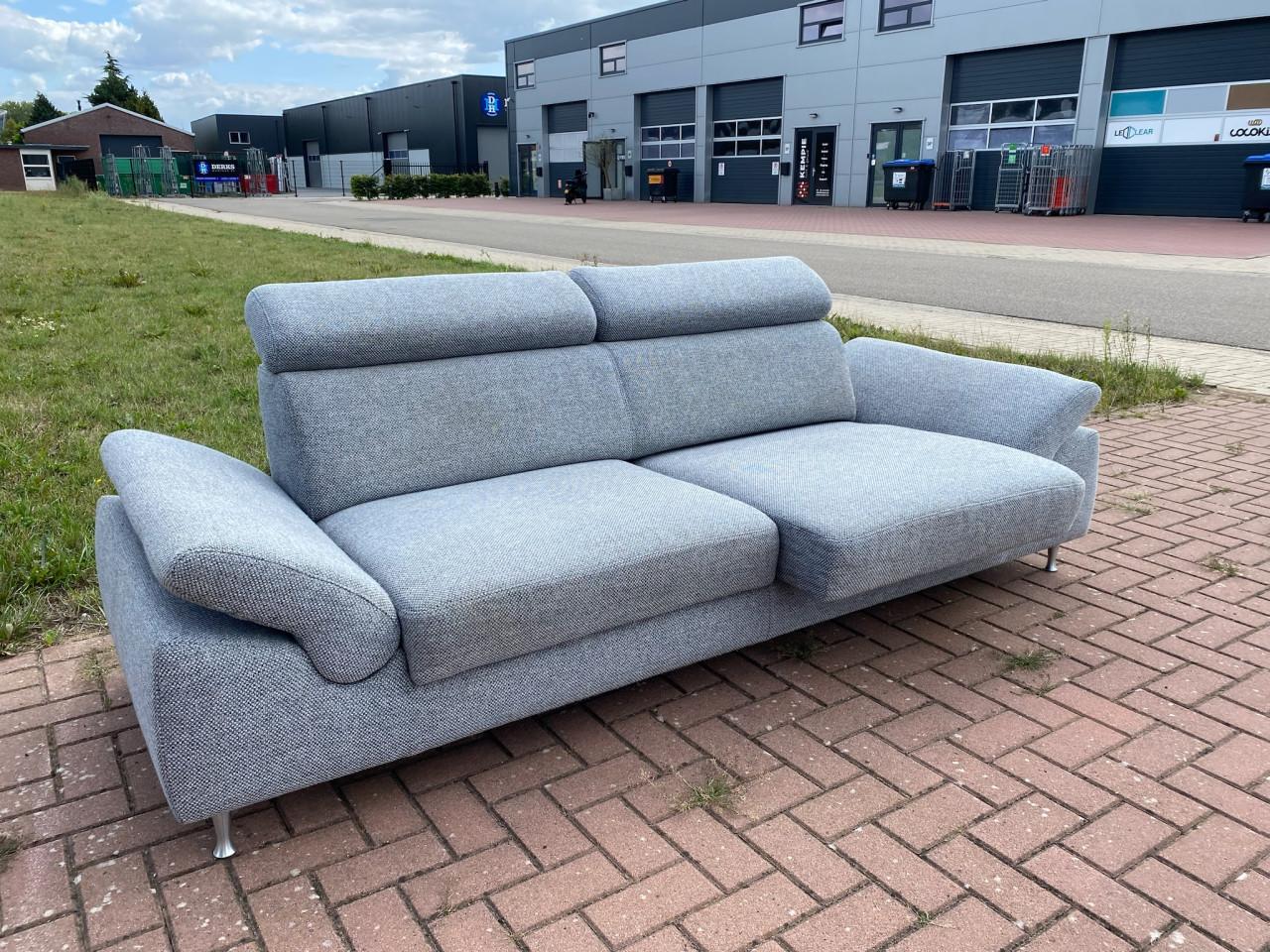 Montel Chicago stoffen 3-Zitsbank –Verstelbaar Comfort–Flexibel Loungen
