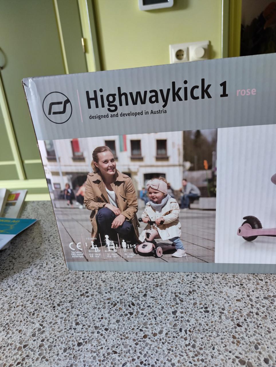 Loopfiets highwaykick 1-3 jaar