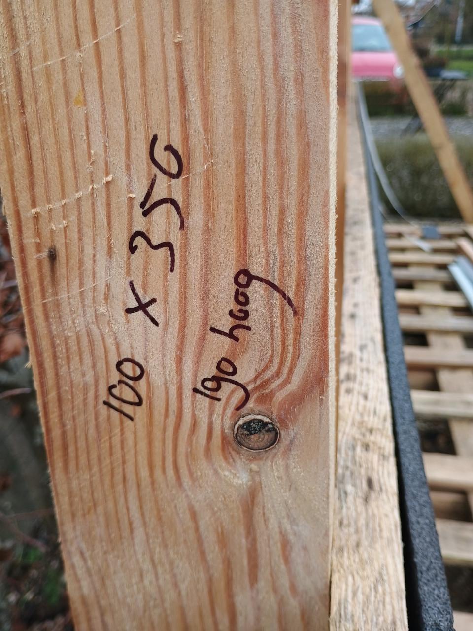 Transport bok  makkelijk voor prefab delen of kozijnen