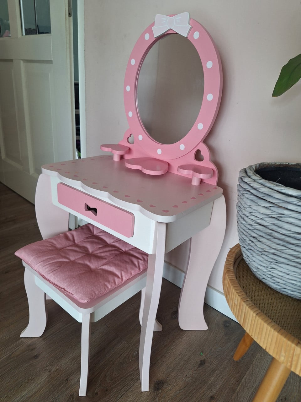 Schattig make up tafeltje