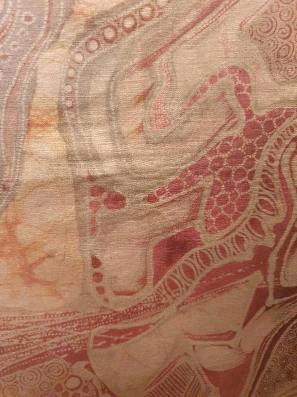 Leuk antiek kunstwerk(indonesié Java) Batik handgemaakt....