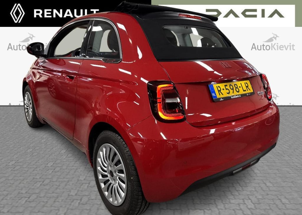 Fiat 500e cabrio red 24 kwh