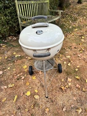 Weber kogelbarbecue 46 cm, creme wit bbq