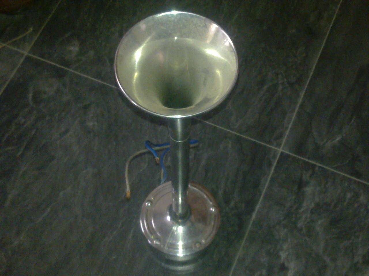 Chromen hoorn vrachtwagen