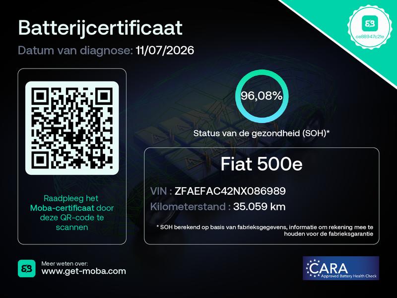 Fiat 500 icon 42 kwh