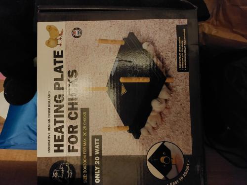 Warmteplaat voor kuikens