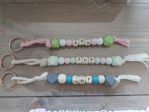 Nieuwe juf sleutelhangers