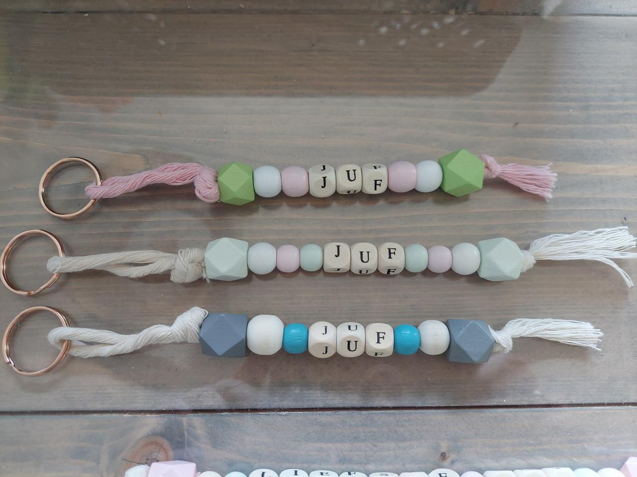 Nieuwe juf sleutelhangers