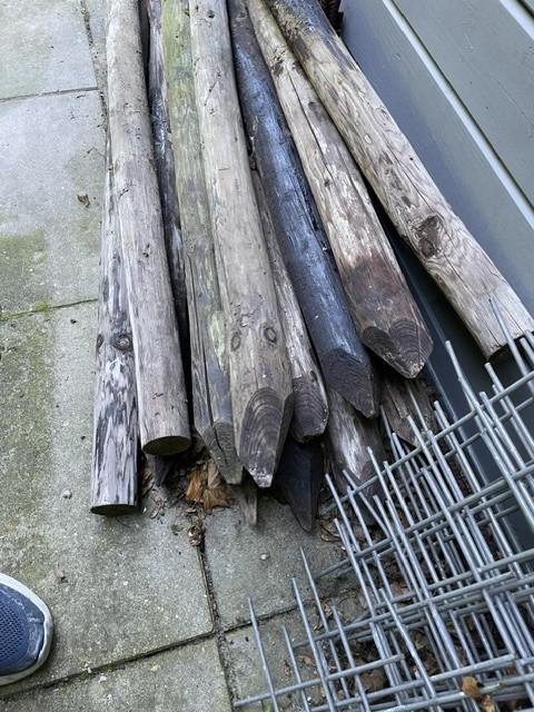 Houten palen