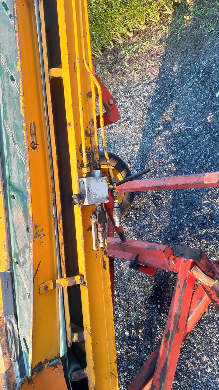 Transportbandje voor achter de kipper.