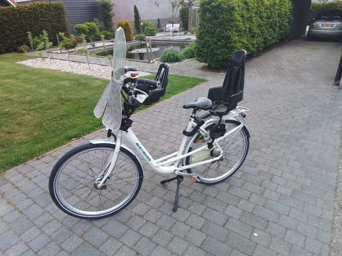 Moederfiets Batavus mambo 28inch  fr 53 7versn 2 stoeltjes