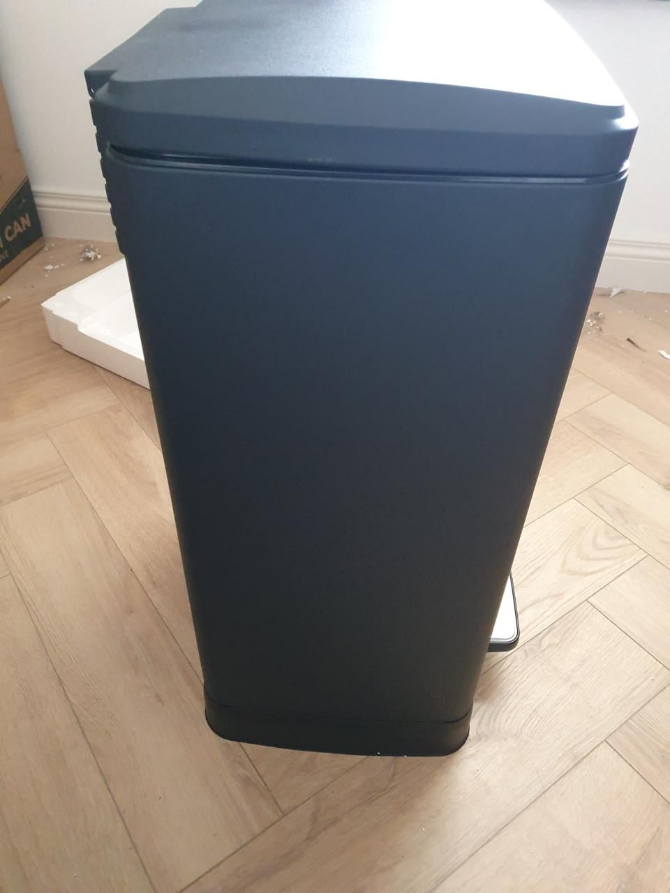 Bayt Prullenbak 50L Pedaalemmer Zwart | Nieuw | Klein deukje
