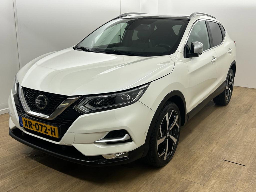 Nissan Qashqai occasion 1.3 dig-t tekna + | wit | tweedehands nissan qashqa