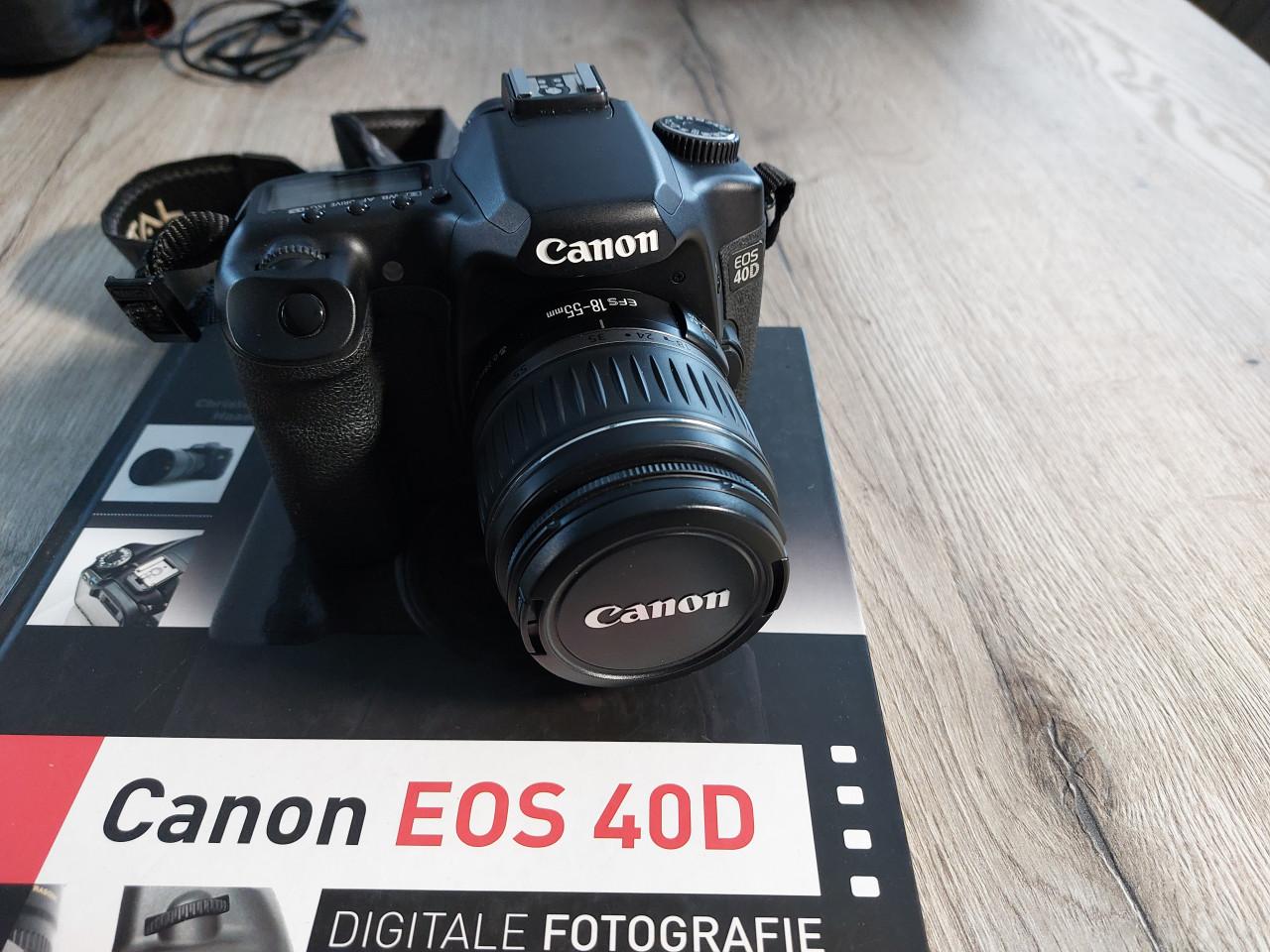 Canon EOS 40D digitale camera incl boek