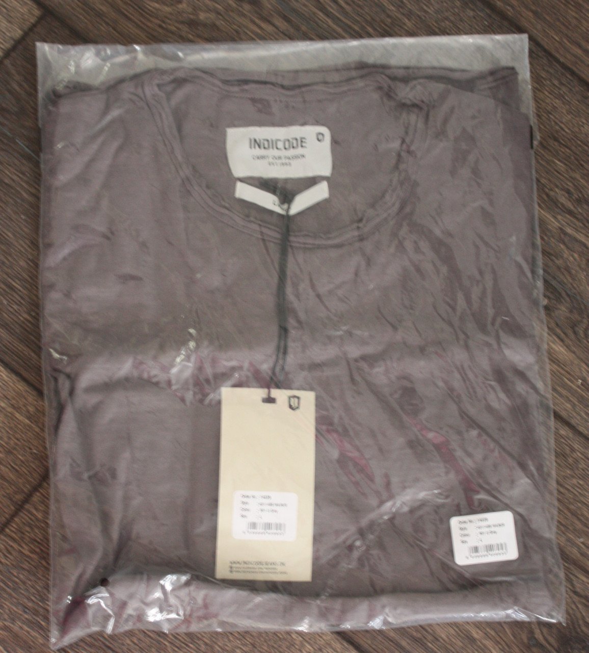 Nieuwe i verpkking shirt grijs maat l
