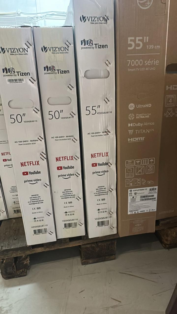 Pallet 9 stuks LCD tv