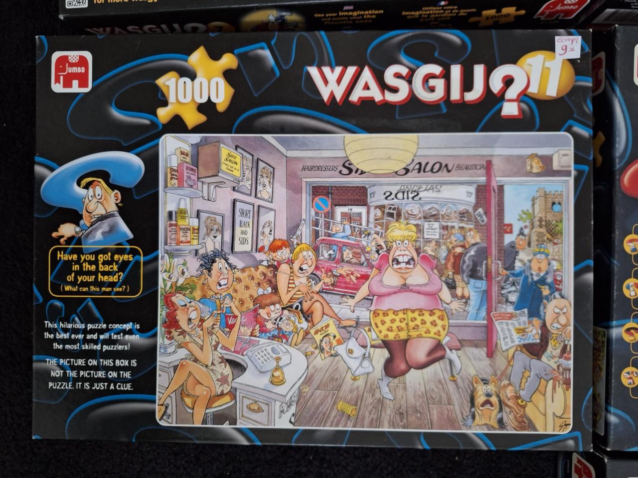 Diverse Wasgij puzzels 2 stuks € 16,00