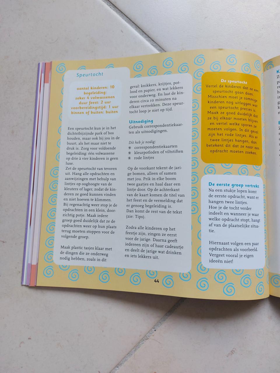 Boek kinderfeestjes