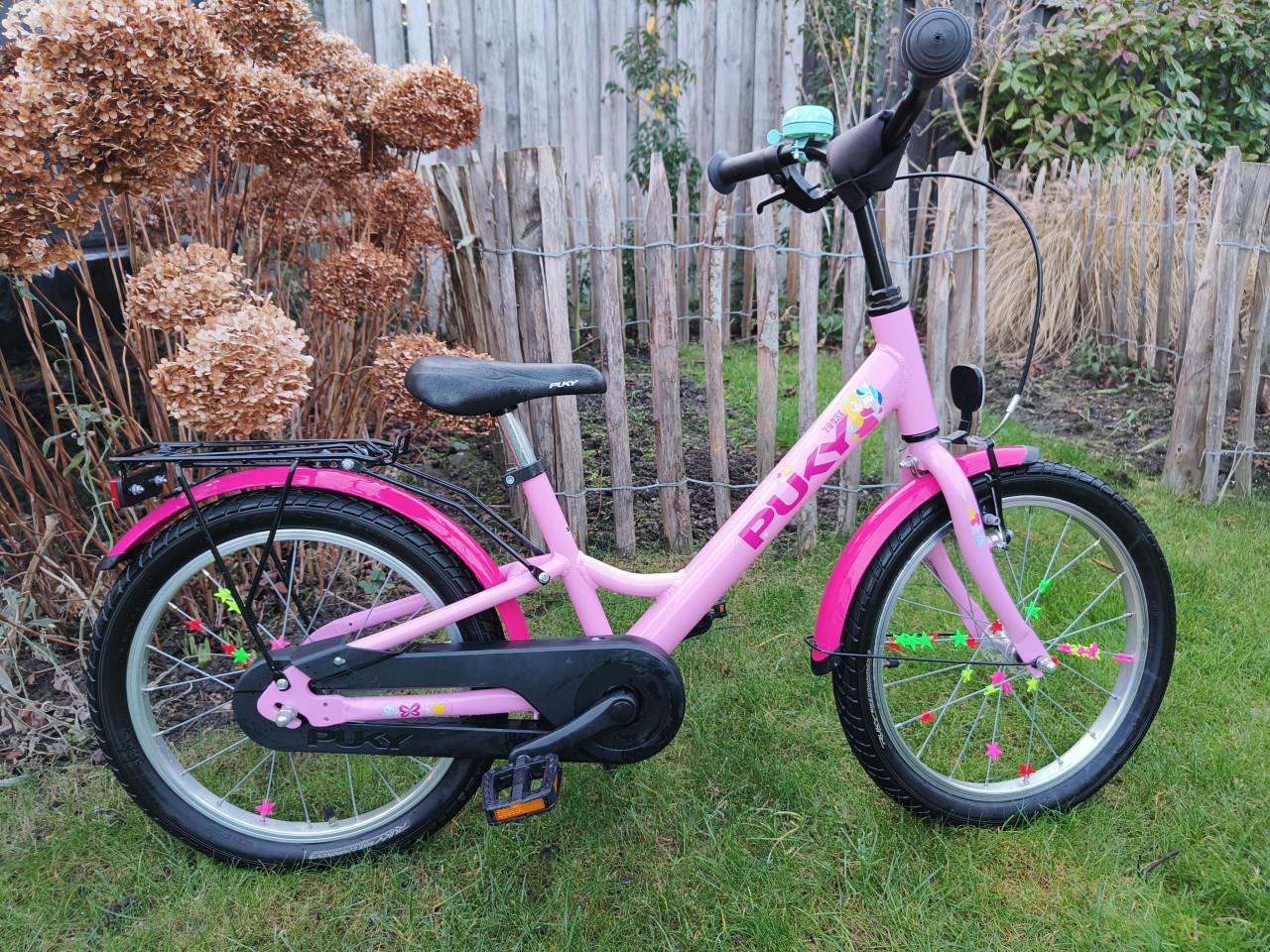 Prachtige Puky YOUKE 18 Alu (Roze) – Lichtgewicht & Veilig