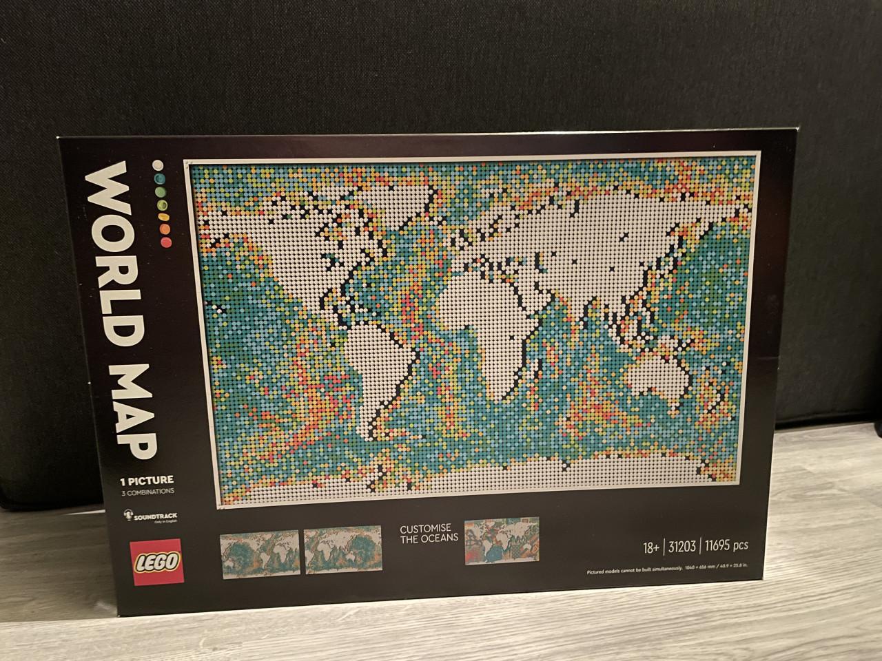 Te koop: LEGO Art Wereldkaart (31203) - Nieuw in doos