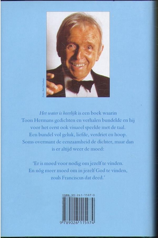 Boek Toon Hermans “het water is heerlijk”