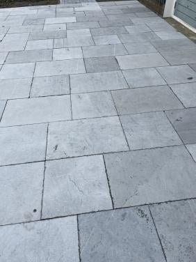 Tuintegels natuursteen 100m2 (of kleinere partij)