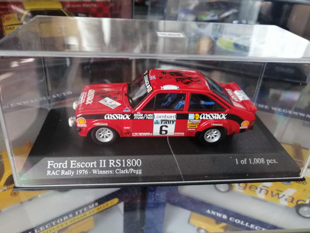 Te koop modelauto 1:43 WRC rally ford escort ll