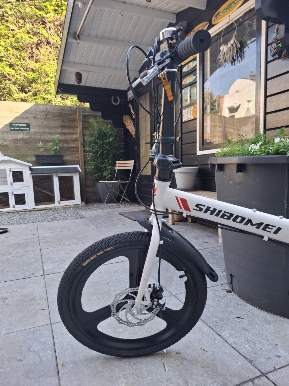 Vouwfiets/ mountainbike stijl. 20inch, wit