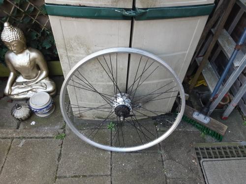 28 inch nexus achterwiel, 7 speed,rollerbrake rem