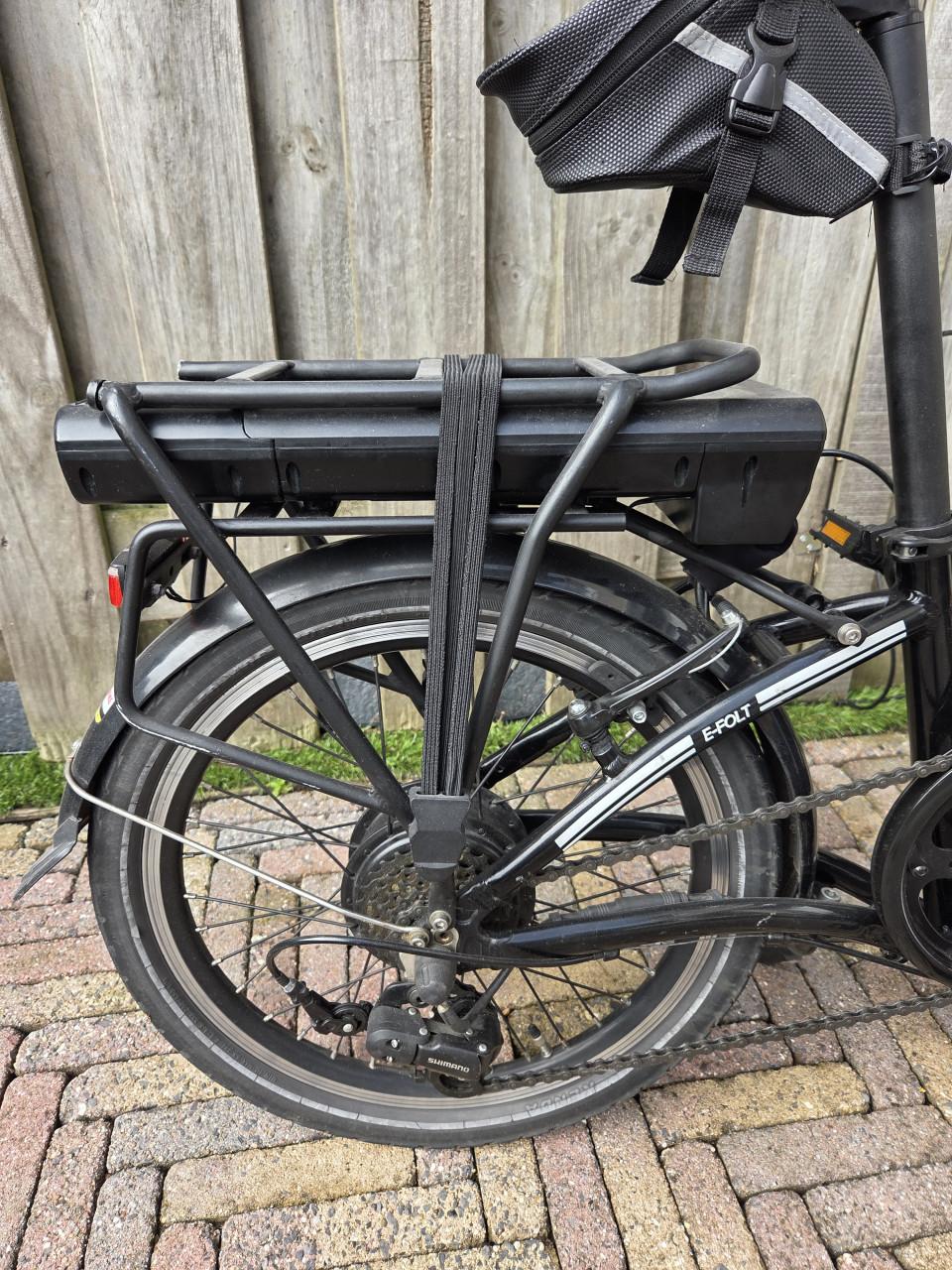Elektrische vouwfiets met 21 inch wielen