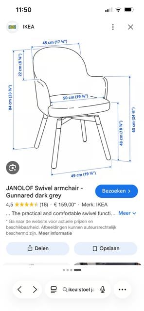 Grijze, stoffen vergaderstoelen z.g.a.n.
