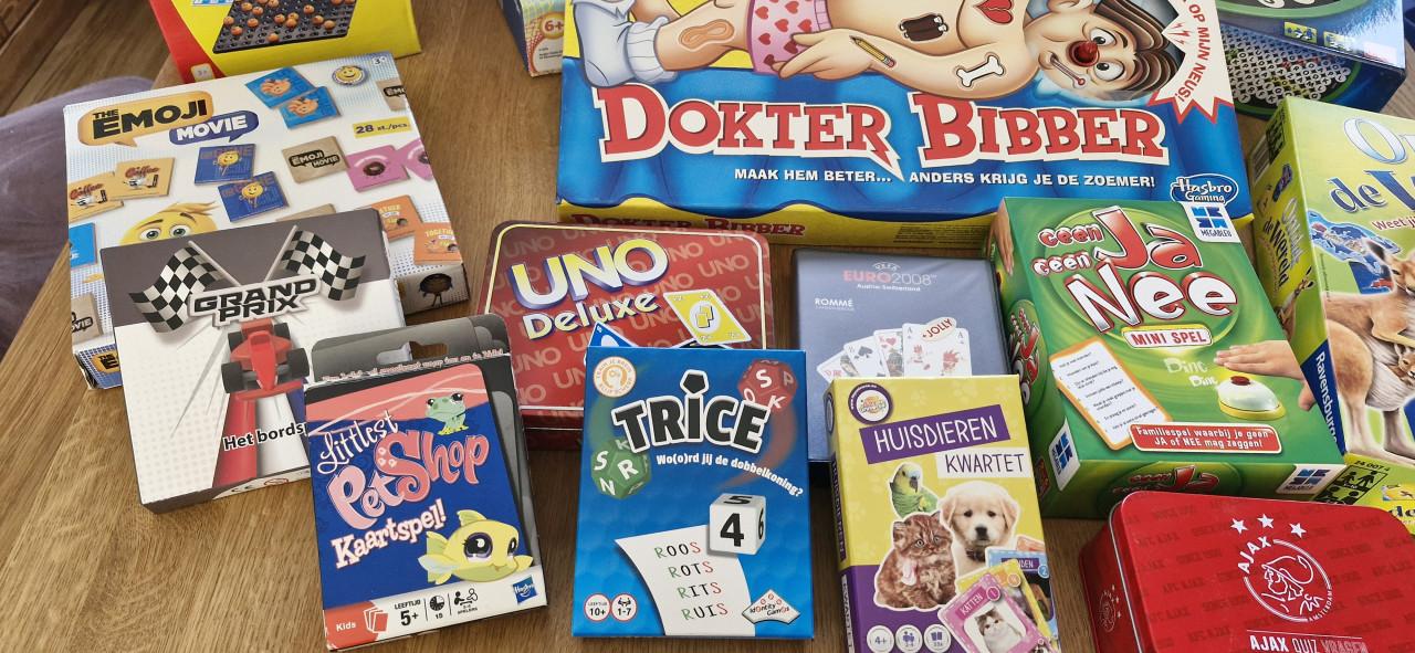 Doos vol met spelletjes