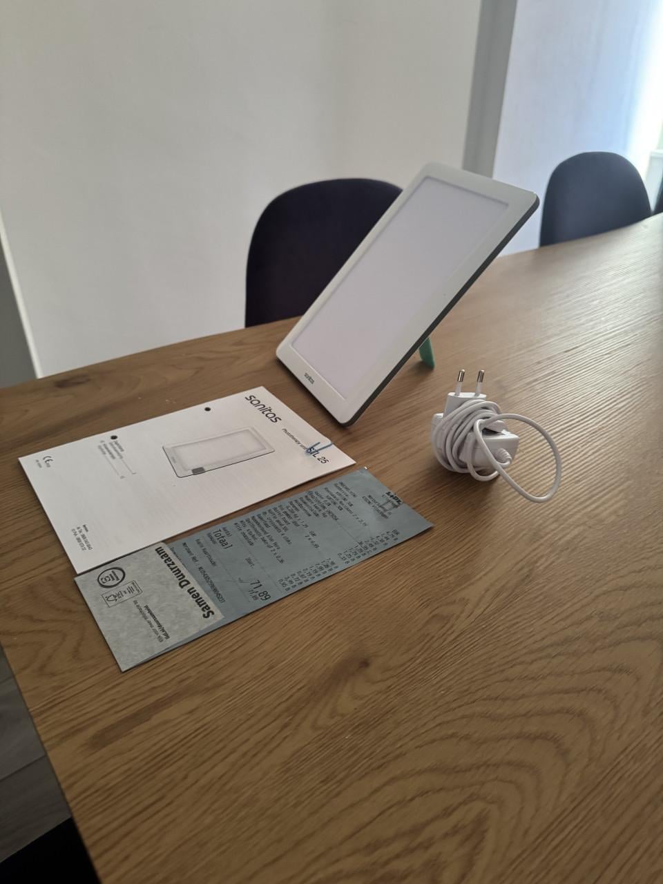 Sanitas Daglichtlamp STL 25 Compacte Lichttherapie (Als Nieuw!)