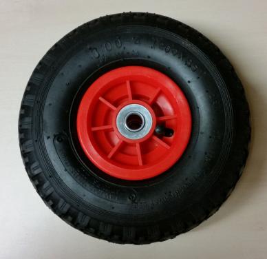 Luchtband wielen 3.00-4 voor bolderkar of steekwagen