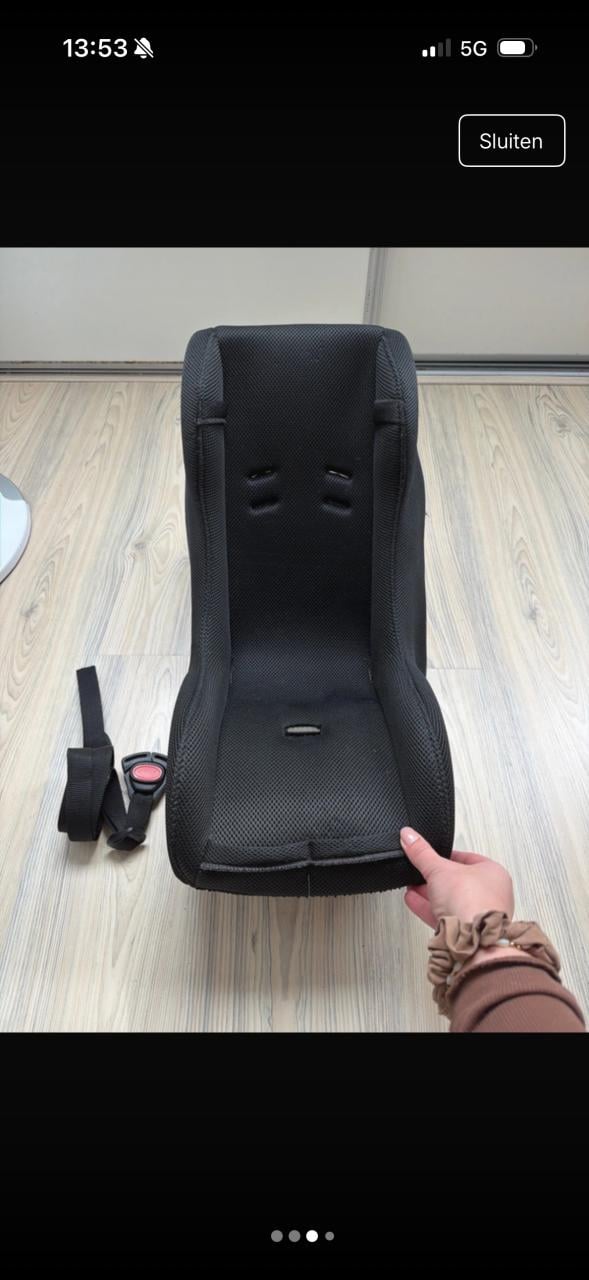 Peuterschaal fietsstoel baby/peuter