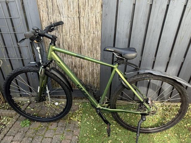 CUBE mountainbike groen met schijfremmen - rijklaar