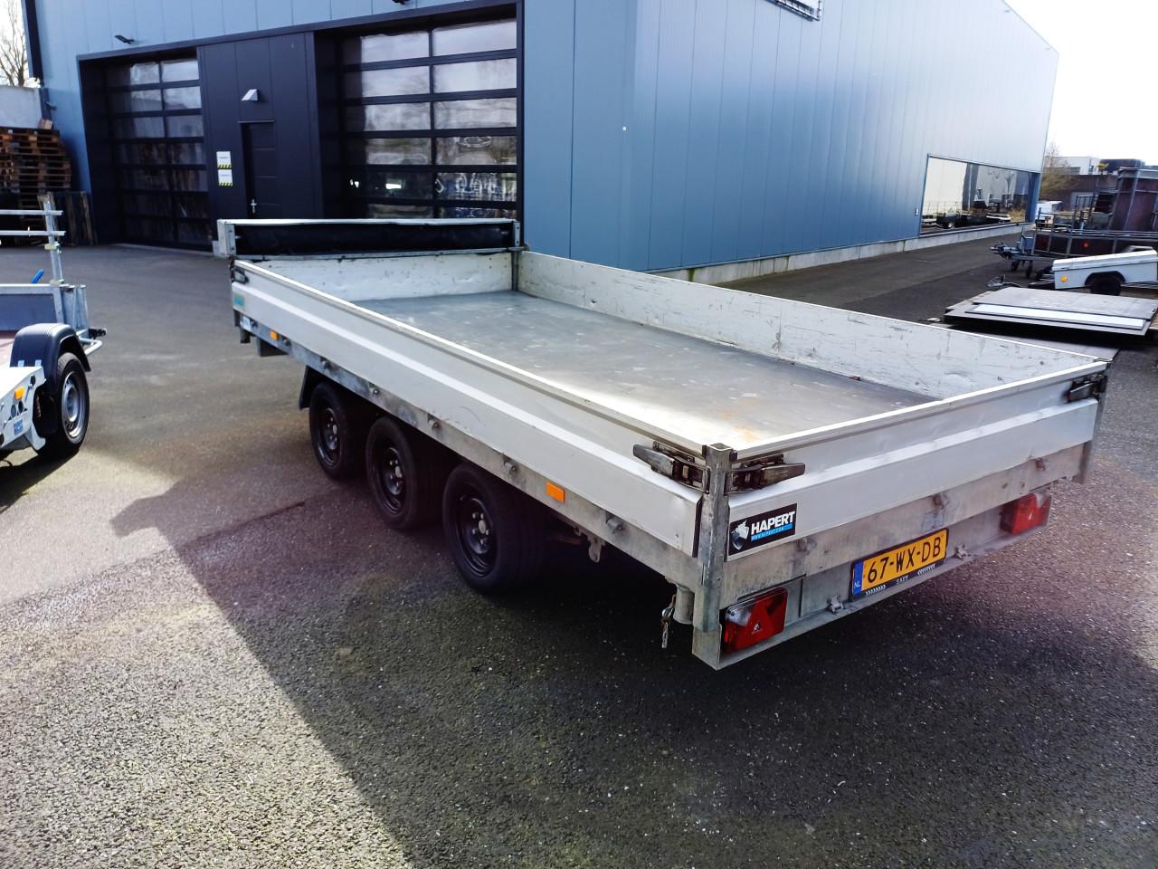 Hapert driezijdige kipper 405x200cm 3500kg