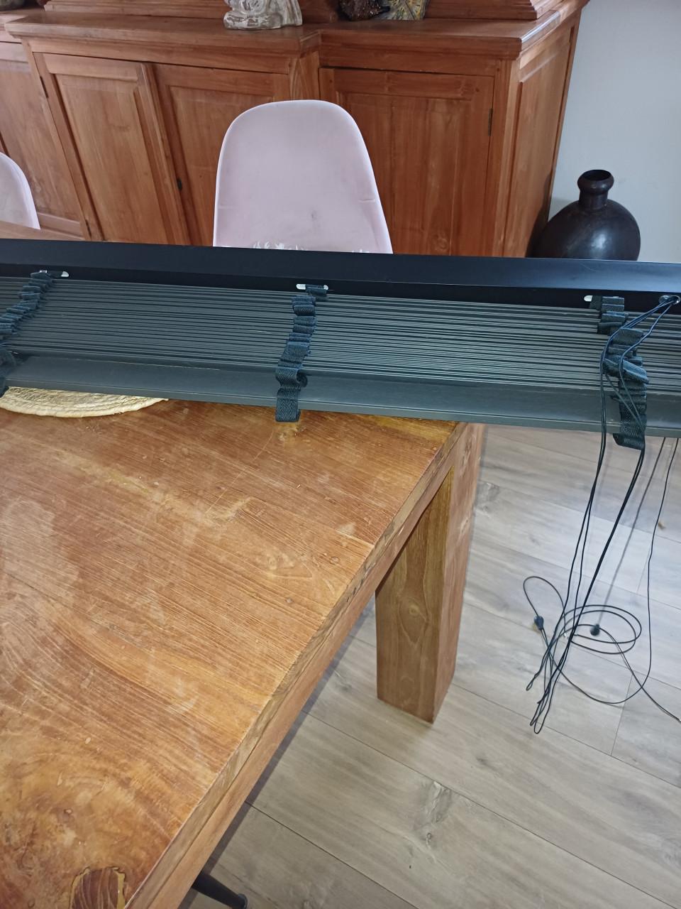 Luxaflex zwart hout
