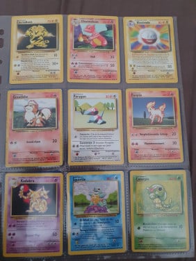 Pokemonkaarsen nederlands base/jungle set (1999-2000)