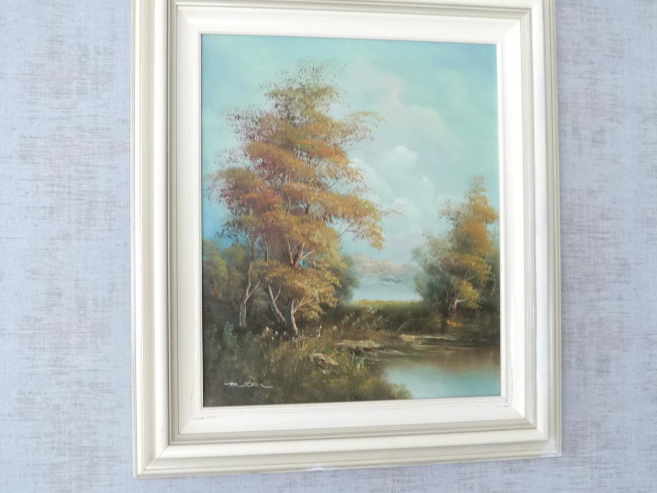 Olieverf schilderij van Susan Minteer.