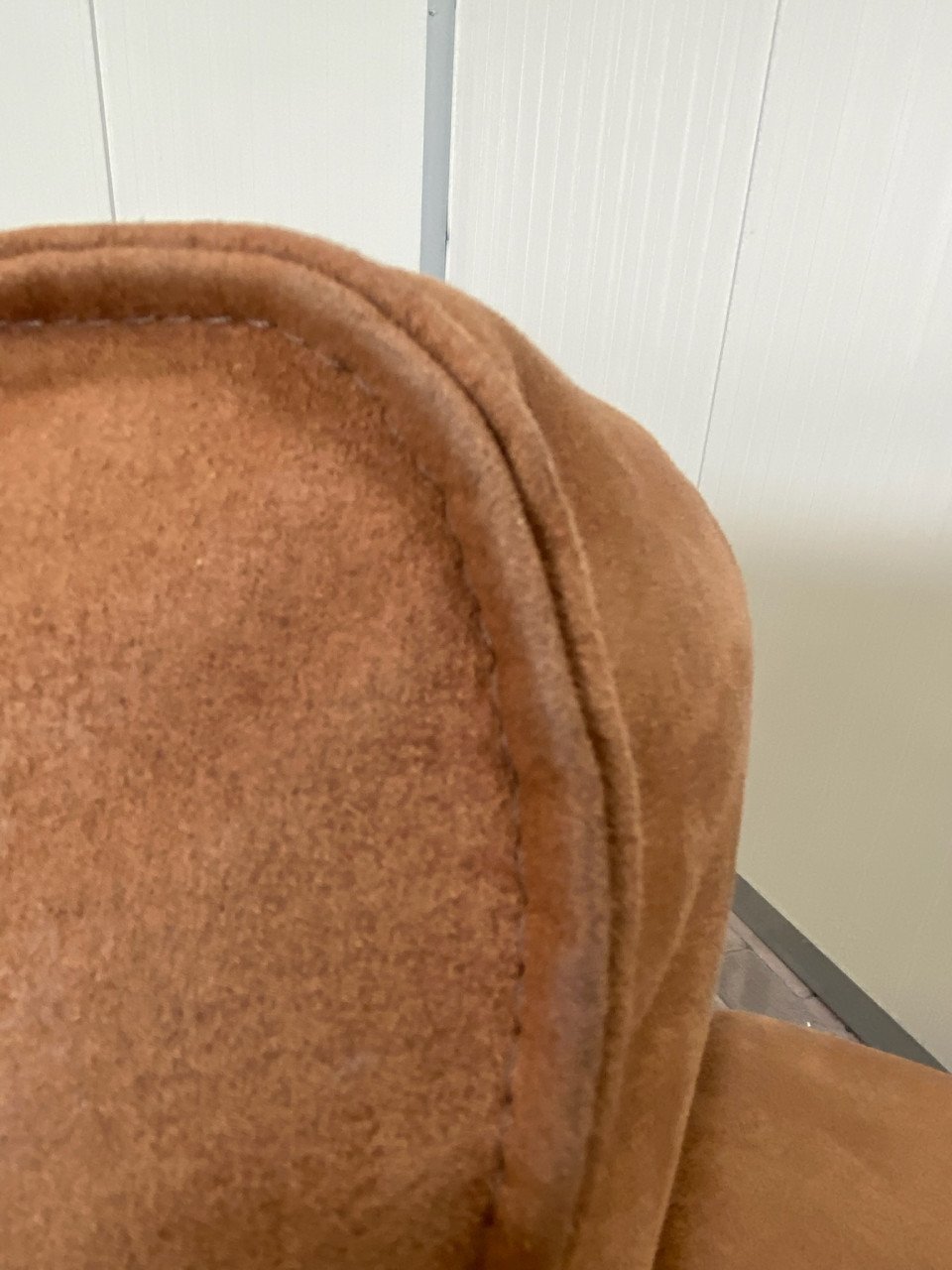GRATIS LEVERING HEEL NL Cognac Stoffen 4-zits Bankstel