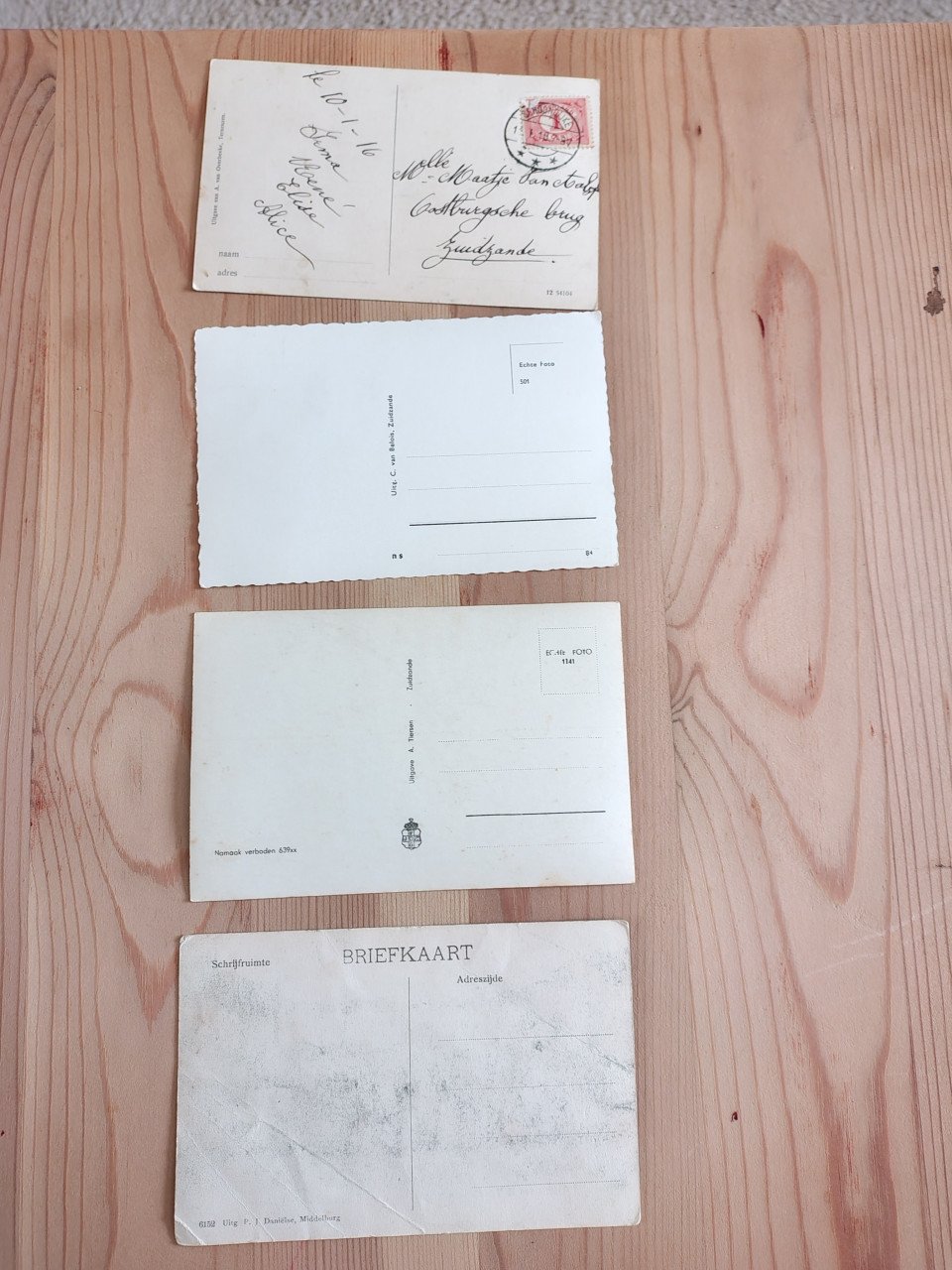 12 oude prentbriefkaarten