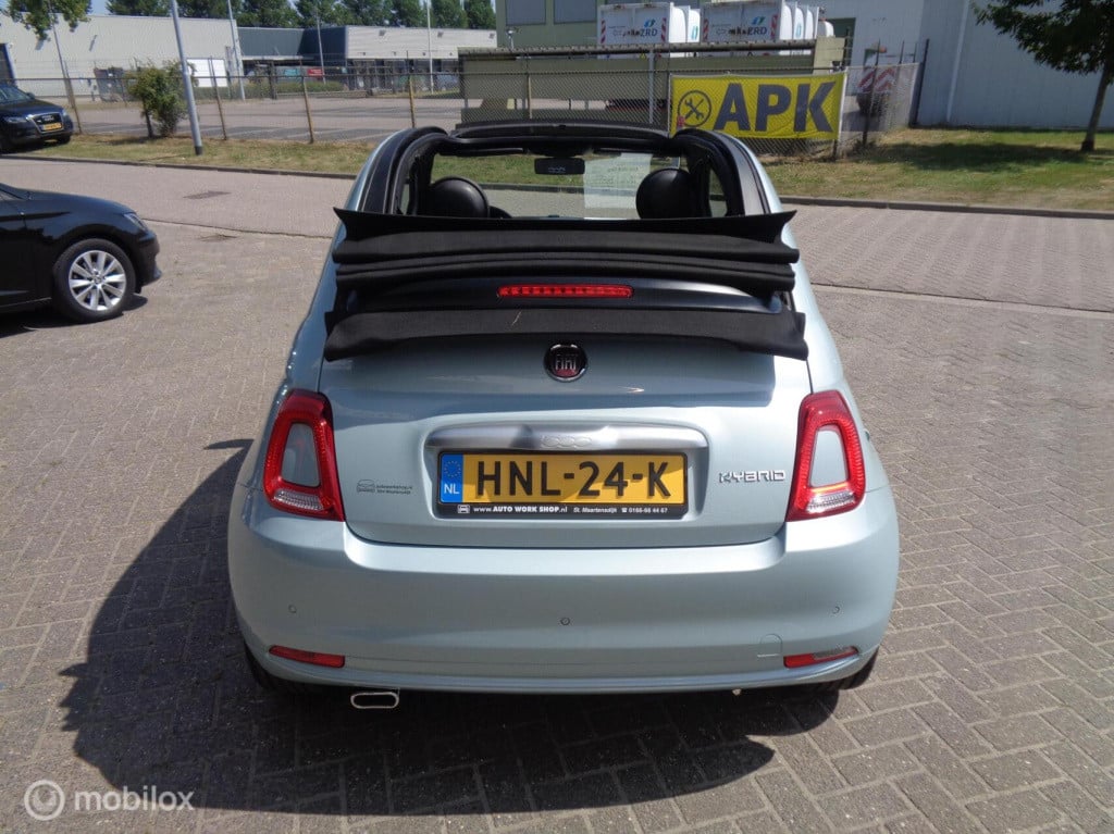 Fiat 500 C 1.0 hybrid launch edition/airco/16''lm velgen/half leer/1st eig/